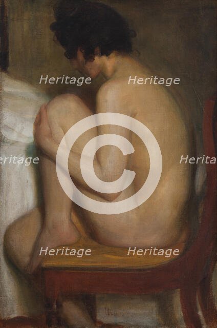 Model, 1901. Creator: Wojciech Weiss.