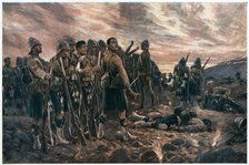 'All That Was Left of Them', 2nd Boer War, 1899.  Artist: Richard Caton Woodville II