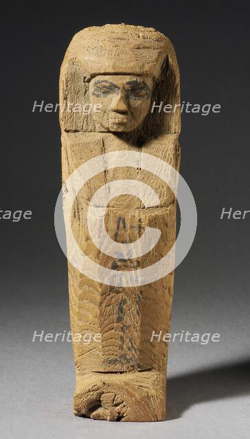 Shabti, New Kingdom, circa 1569-1081 BCE. Creator: Unknown.