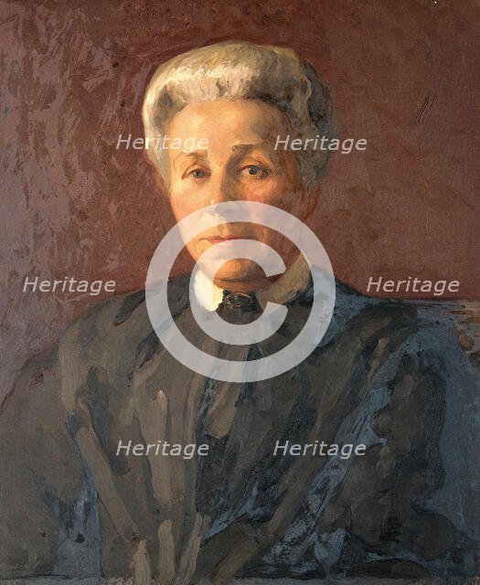 A woman, previously designated as Elizabeth Garrett Anderson or Isabel Thorne. Creator: Unknown.