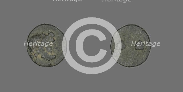 Coin Depicting the God Zeus, about 1st century BCE. Creator: Unknown.