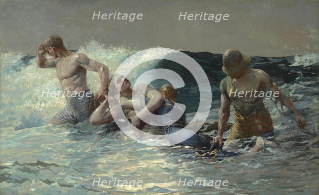 Undertow, 1886. Creator: Winslow Homer.