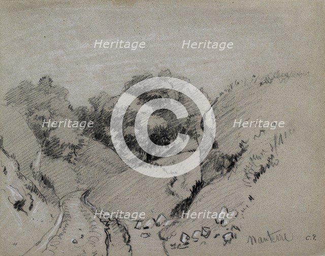 Nanterre, c1860. Artist: Camille Pissarro.