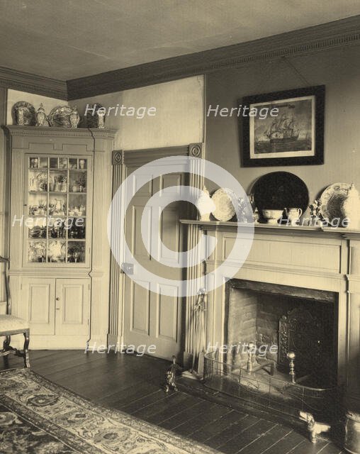 Belmont, dining room mantel, between 1925 and 1929. Creator: Frances Benjamin Johnston.