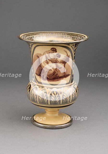 Vase, Leeds, c. 1820. Creator: Unknown.