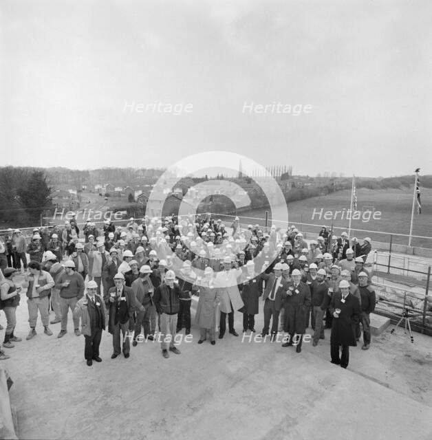 Glaxo Pharmaceutical Works, Park Road, Ware, East Hertfordshire, Hertfordshire, 10/02/1986. Creator: John Laing plc.