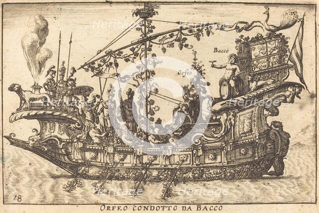 Orfeo condotto da Bacco. Creator: Balthasar Moncornet.