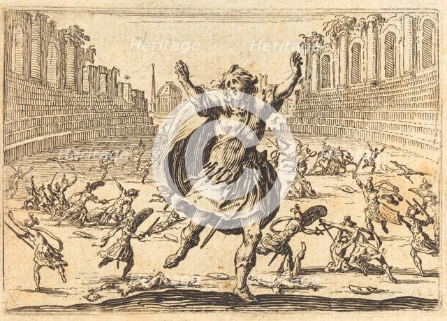 Skirmish in a Roman Circus, c. 1622. Creator: Jacques Callot.