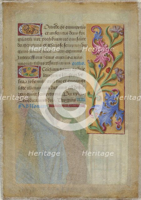 Decorated Text Page, 1498-1499. Creator: Unknown.