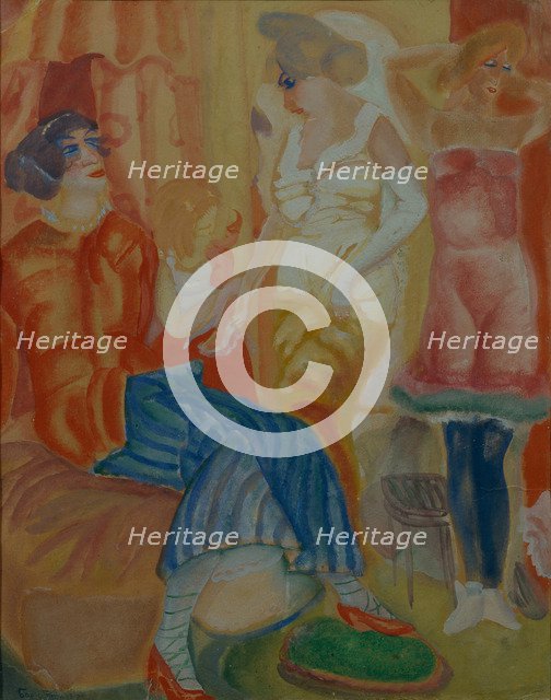 Women, 1916. Artist: Grigoriev, Boris Dmitryevich (1886-1939)