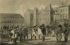 Napoleon's Departure from Fontainebleau, 20 April 1814, (1921). Creator: Unknown.