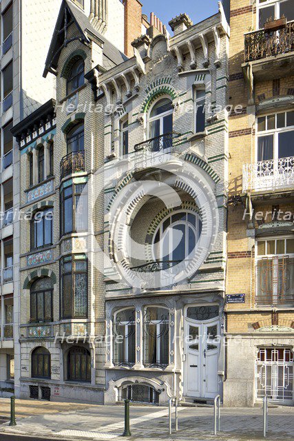 Maison Nelissen, Brussels, Belgium, (1905), c2014-c2017. Artist: Alan John Ainsworth.
