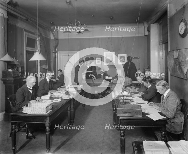 Offices, The Morning Post, London, November 1920. Artist: Bedford Lemere and Company