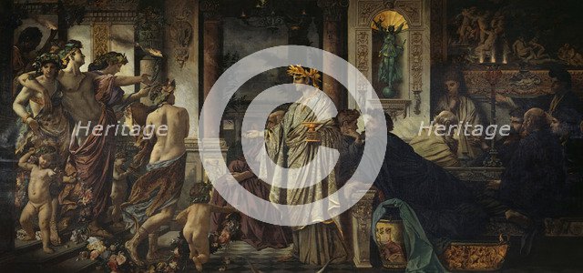 The Symposium (Second Version), ca 1871-1874. Artist: Feuerbach, Anselm (1829-1880)