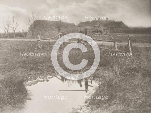 A Marsh Farm, 1886. Creator: Peter Henry Emerson.