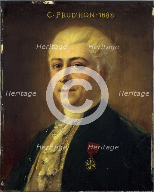 Portrait of Charles Prud'hon (1843-1930), member of the Comédie-Française in stage costume, 1883. Creator: Daniel Berard.