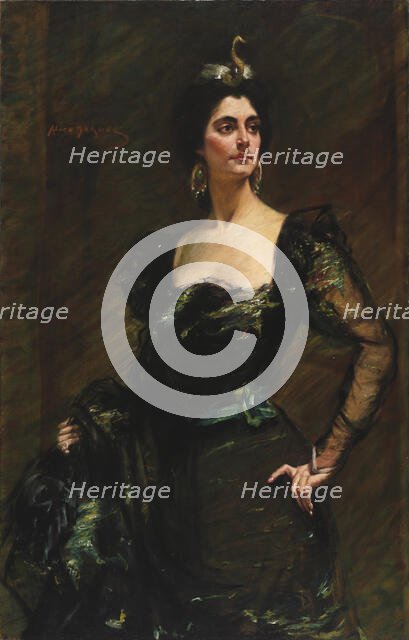 Kate Deering Ridgely, after 1900. Creator: Alice Pike Barney.