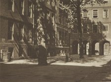 The pump court, the Temple. From the album: Photograph album - London, 1920s. Creator: Harry Moult.