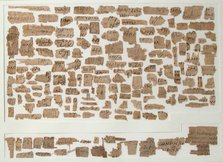 Papyri Fragments, Coptic, 7th century. Creator: Unknown.