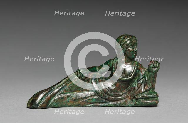 Vessel Ornament of Banqueter, probably 400-375 BC. Creator: Unknown.