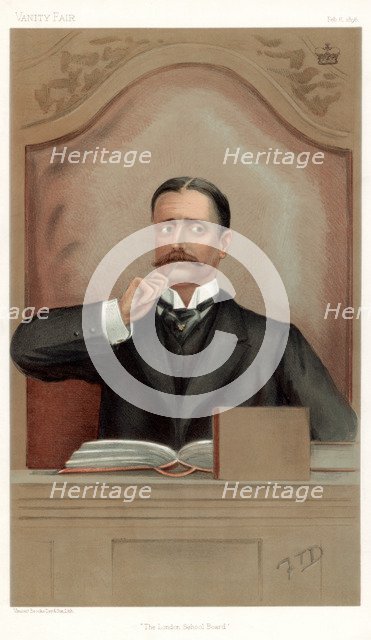 'The London School Board', the Marquess of Londonerry, 1896.Artist: FTD