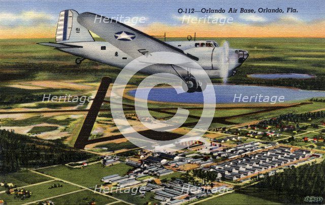 Orlando Air Base, Orlando, Florida, USA, 1941. Artist: Unknown