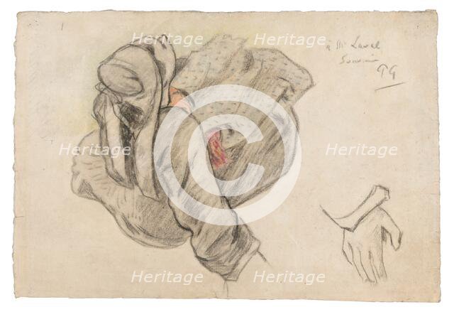 Seated Breton Woman, 1886. Creator: Paul Gauguin.