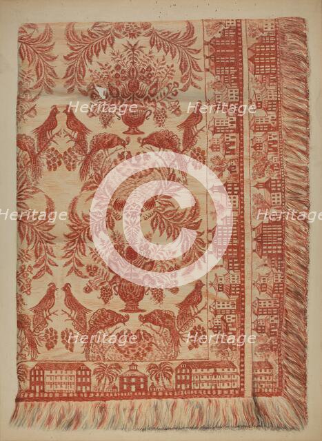 Coverlet, c. 1937. Creator: Cornelius Christoffels.