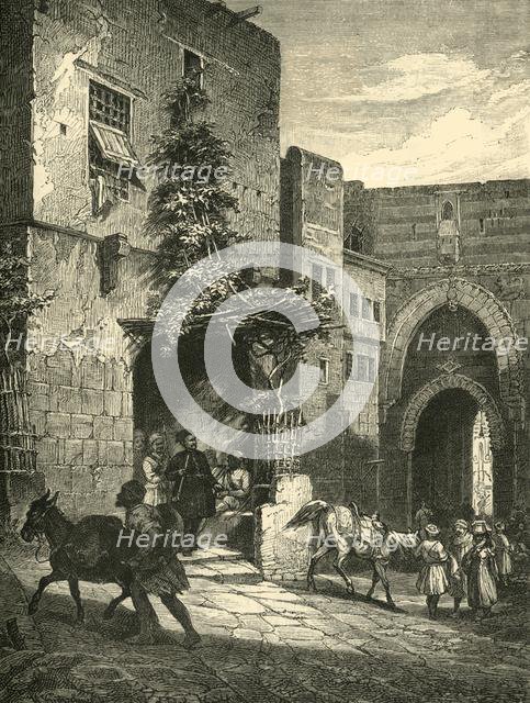 'Door of the Mamelukes, The Citadel, Cairo', 1890.   Creator: Unknown.