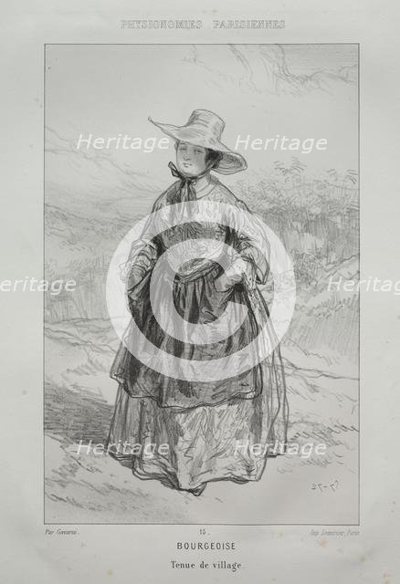 Bourgeoise. Creator: Paul Gavarni (French, 1804-1866).