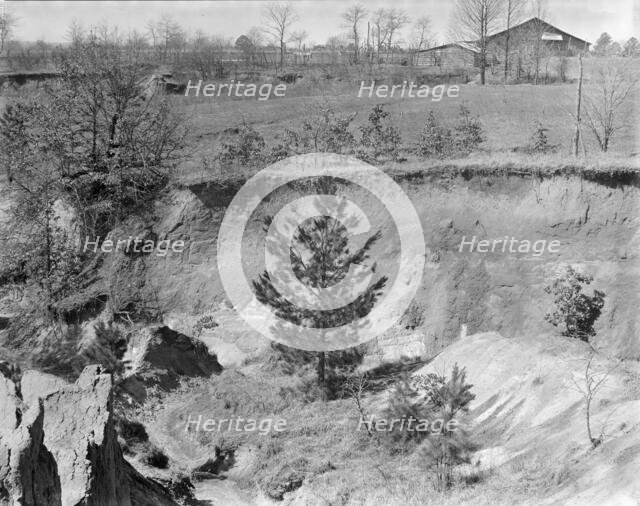 Erosion near Oxford, Mississippi, 1936. Creator: Walker Evans.