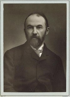 Portrait of the writer Thomas Hardy (1840-1928) . Creator: Barraud, Herbert Rose (1845-1896).