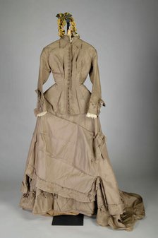 Wedding Dress, American, 1876. Creator: Unknown.