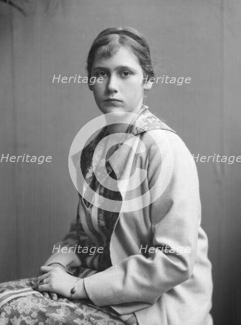 McCormick, Katrina, Miss, portrait photograph, 1927 Creator: Arnold Genthe.