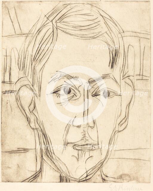 Dr. Hans Bütow, 1925. Creator: Ernst Kirchner.