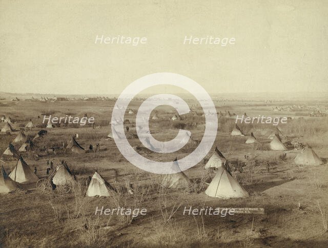 The Great Hostile Camp, 1891. Creator: John C. H. Grabill.