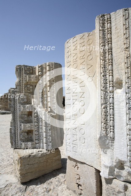 The Baths of Antoninus Pius at Carthage, Tunisia. Artist: Samuel Magal