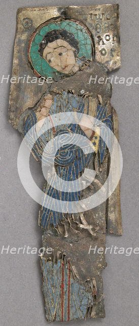 Plaque of St. John, Byzantine, 12th century. Creator: Unknown.