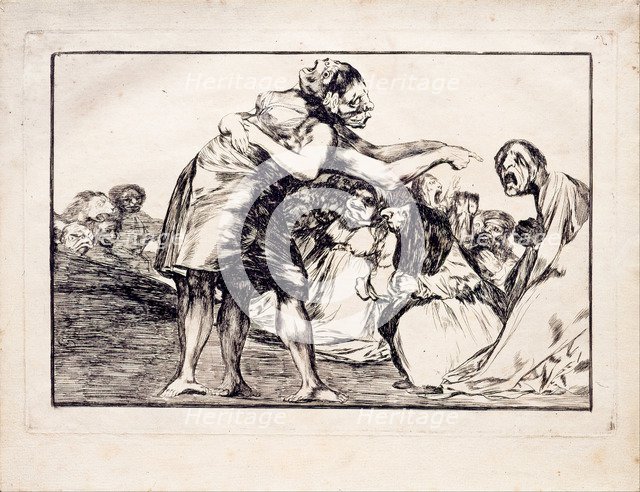 Disorderly Folly (from the series Los Disparates (Follies), 1815-1819. Artist: Goya, Francisco, de (1746-1828)