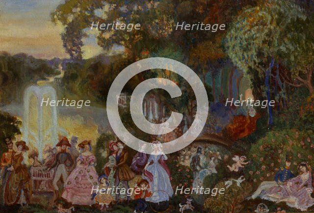 Public Merrymaking, 1906. Artist: Sudeykin, Sergei Yurievich (1882-1946)