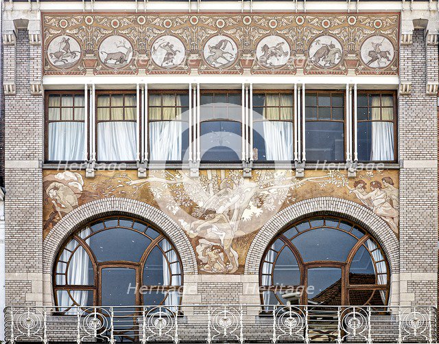 Hotel Albert Ciamberlani, 48 Rue Defacqz, Brussles, Belgium, c2014-2017.  Artist: Alan John Ainsworth.