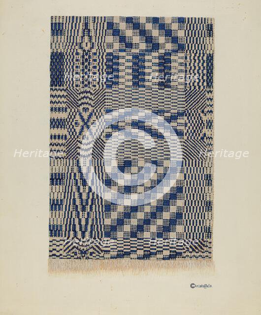Coverlet, 1935/1942. Creator: Cornelius Christoffels.