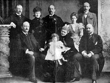Colonel Robert Baden-Powell and his mother, sister and four brothers, 1900. Creator: Unknown.