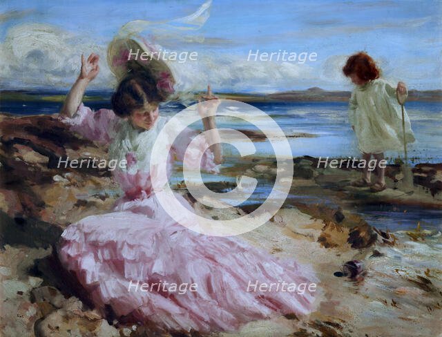 By summer seas, c1904. Creator: Charles Sims.