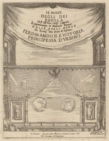 Le Nozze degli Dei: Frontispiece, 1637. Creator: Stefano della Bella.