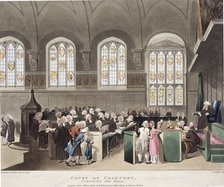 Lincoln's Inn, Holborn, London, 1808. Artist: Augustus Charles Pugin