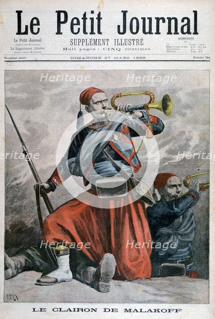 The bugles of Malakoff, 1898. Artist: Henri Meyer