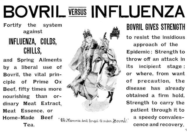 Advertisement for Bovril, 1895. Creator: Unknown.