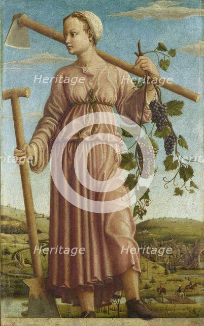 The Muse Polyhymnia , ca 1459. Creator: Francesco del Cossa (1436-1478).