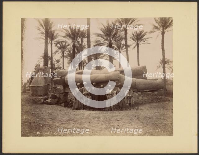 Mit Rahme (Statue Ramses), about 1870-1890. Creator: Gabriel Lekegian.